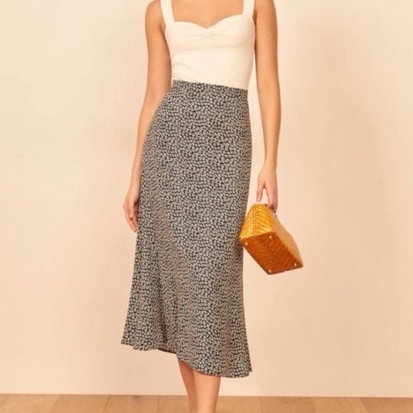 M26 Reformation Floral Midi Skirt